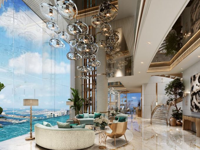 Ultra Luxurious 3 Br In This Skycrest Collection With Cavalli Branded Interiors In Dubai Harbour